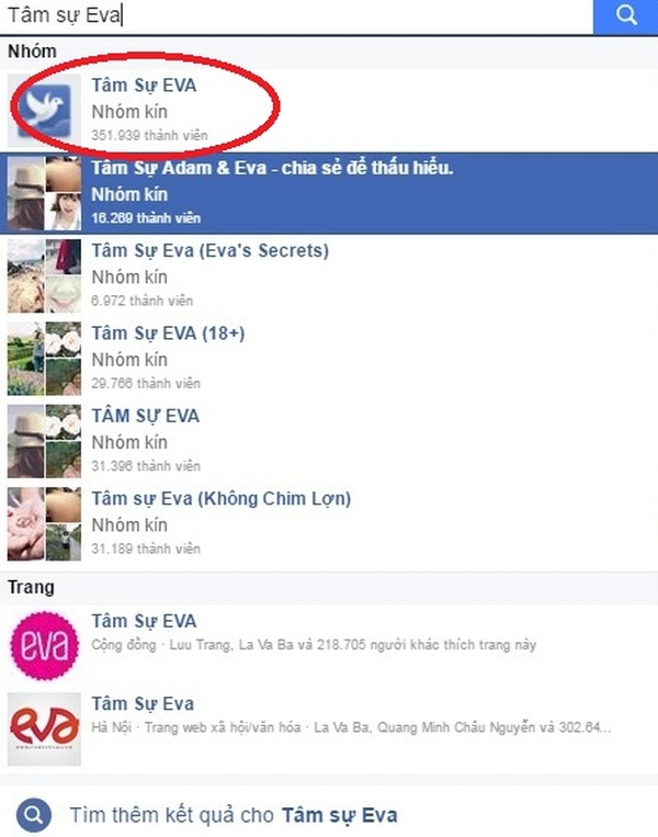 Tâm sự Eva có 351.939 thành viên bị đánh sập.