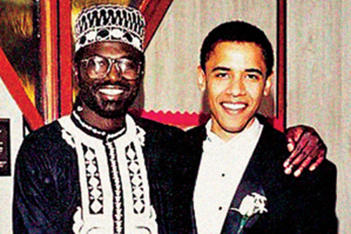 
Tổng thống Barack Obama và anh trai Malik Obama. Ảnh: GQ
