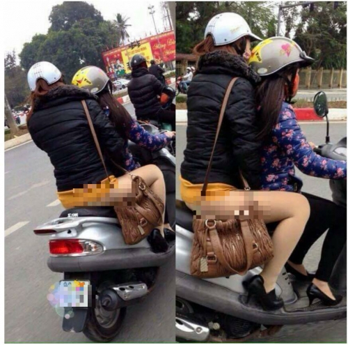 
H&igrave;nh ảnh kh&oacute; coi của thiếu nữ được đăng tải g&acirc;y tranh c&atilde;i tr&ecirc;n mạng x&atilde; hội.
