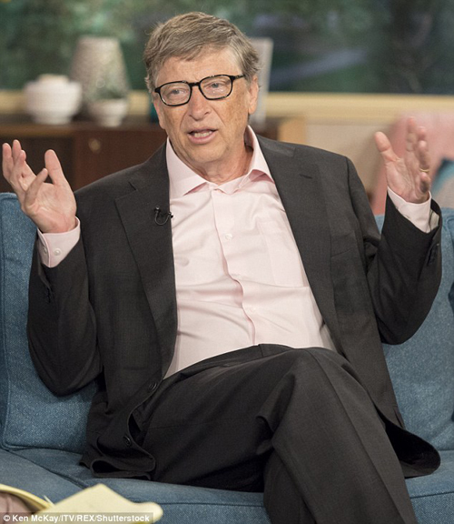 
Tỷ phú công nghệ Bill Gates.
