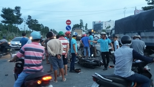 
Hiện trường vụ việc.

