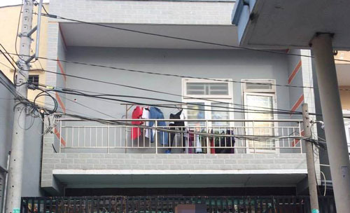 Hiện trường xảy ra vụ phóng hỏa là phòng trọ cho thuê trên đường Nguyễn Ngọc Nhật, Q.Tân Phú