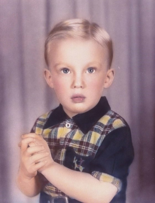 
Donald Trump lúc 4 tuổi.
