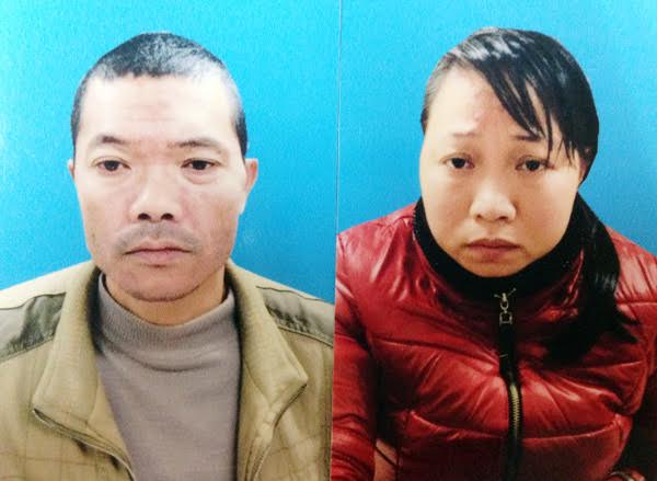 Vợ chồng đối tượng Hiền
