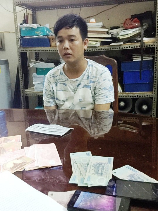 Nguyễn Văn Sang lúc bị bắt.