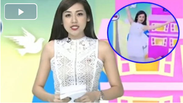 H&agrave;nh động nh&iacute; nhảnh của T&uacute; Anh sau một hồi dẫn kh&aacute; căng thẳng