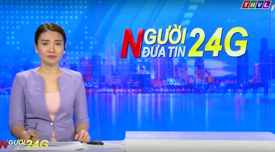 
H&igrave;nh ảnh kh&aacute;c của Tuyết Vinh khi dẫn chương tr&igrave;nh n&agrave;y.
