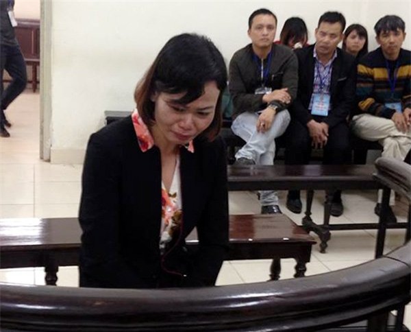 Bị cáo Xuân tại tòa