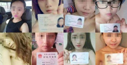 
Những người đi vay đa phần là nữ sinh, bị ép chụp ảnh khỏa thân cầm chứng minh thư nhân dân để làm thế chấp vay nặng lãi. Ảnh: Shanghaiist
