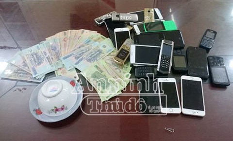 Tang vật bị thu giữ.