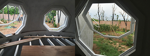 Cửa sổ được mở nhiều hướng để đ&oacute;n &aacute;nh nắng mặt trời v&agrave;o nh&agrave;