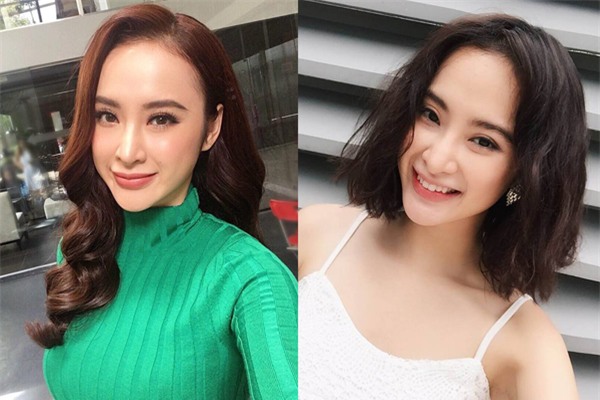 Chỉ nhìn qua thôi cũng có thể nhận thấy rõ một điều, với mài tóc ngắn chạm vai trông Angela Phương Trinh trẻ trung và tươi mới hơn hẳn. Mặc dù cô nàng cũng rất hợp với tóc dài uốn xoăn nhưng tóc ngắn lại giúp cô nàng ghi điểm trọn vẹn với gương mặt rạng rỡ, xinh xắn của mình.
