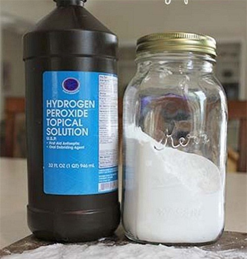 Baking soda và dung dịch oxi già có tác dụng hiệu quả đối với loại sẹo lồi