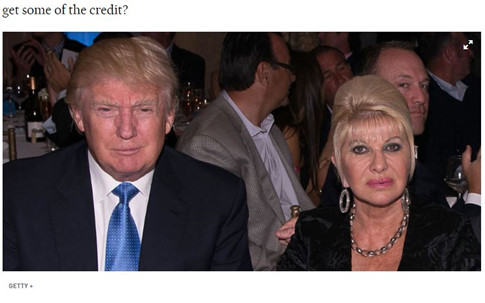 
Bà Ivana Trump xuất hiện bên cạnh chồng cũ trong chiến dịch tranh cử Tổng thống Mỹ năm 2016.
