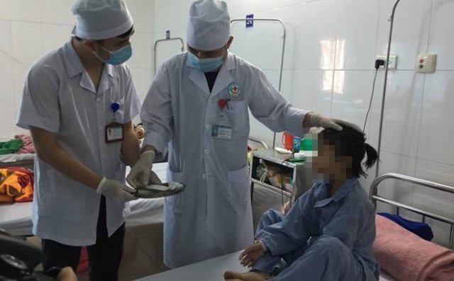 
Cháu Vũ Thanh T. đang được điều trị tại Bệnh viện Đa khoa Bắc Ninh.
