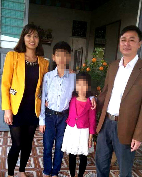 
Gia đình chị Nguyễn Thị Hồng Gấm
