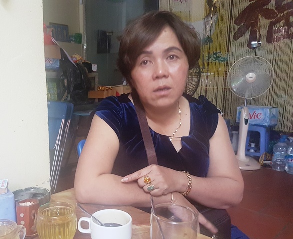 Bà Nguyễn Thị Thanh Vân trao đổi với PV Báo Gia đình & Xã hội. Ảnh: PV
