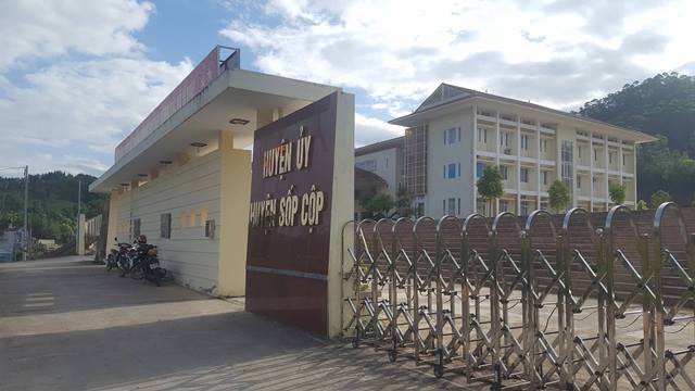 
Trụ sở huyện ủy Sốp Cộp, tỉnh Sơn La. Ảnh: PV

