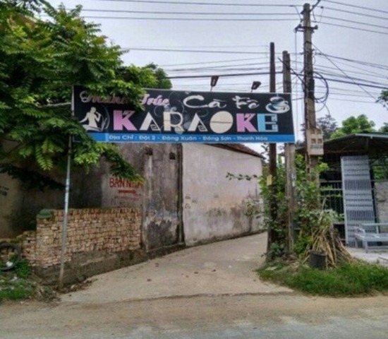 Quán Karaoke nơi xảy ra vụ án mạng