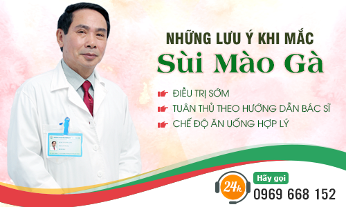 
Khi nghi ngờ bị sùi mào gà cần thăm khám sớm
