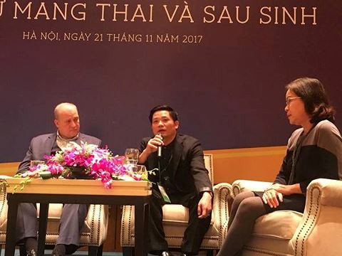 
PGS.TS Nguyễn Duy Ánh, Giám đốc BV Phụ sản Hà Nội chia sẻ tại buổi tọa đàm
