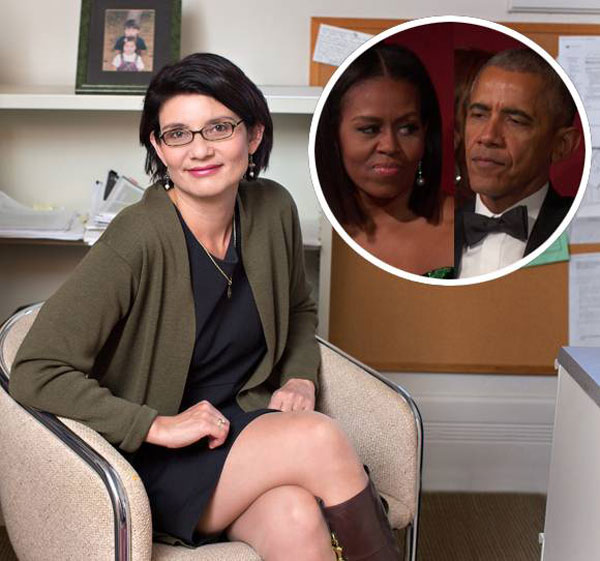 
Sheila Miyoshi Jager là bóng hồng ngai Obama yêu say đắm. Ngay cả khi ông có hạnh phúc bên bà Michelle, họ vẫn dành cho nhau nhữg tình cảm đặc biệt.
