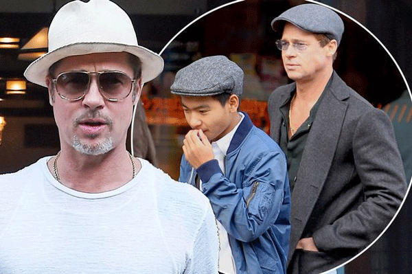 
Brad Pitt và nỗi nhớ con da diết.
