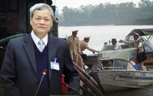 Kẻ nhắn tin đe dọa Chủ tịch tỉnh Bắc Ninh vì không được cấp phép nạo vét sông Đuống. Ảnh: T.L