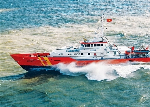 
Ngay sau khi nhận được tin báo tàu QN 8359 gặp nạn, trung tâm tìm kiếm cứu nạn hàng hải kv 1 đã điều động tàu SAR 411 ra trợ giúp. Ảnh: TL
