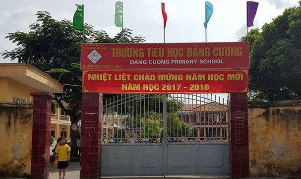 
Trường tiểu học Đặng Cương, nơi xảy ra sự việc. Ảnh: K.Hòa
