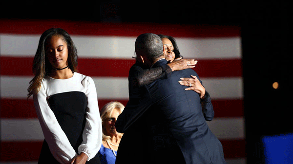 
Nhất là vợ chồng Obama, họ luôn trao nhau những sự khích lệ chân thành và sâu sắc.
