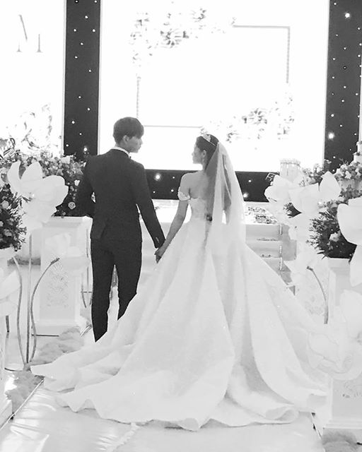 Bức hình cưới đẹp long lanh của Trương Quỳnh Anh và Tim