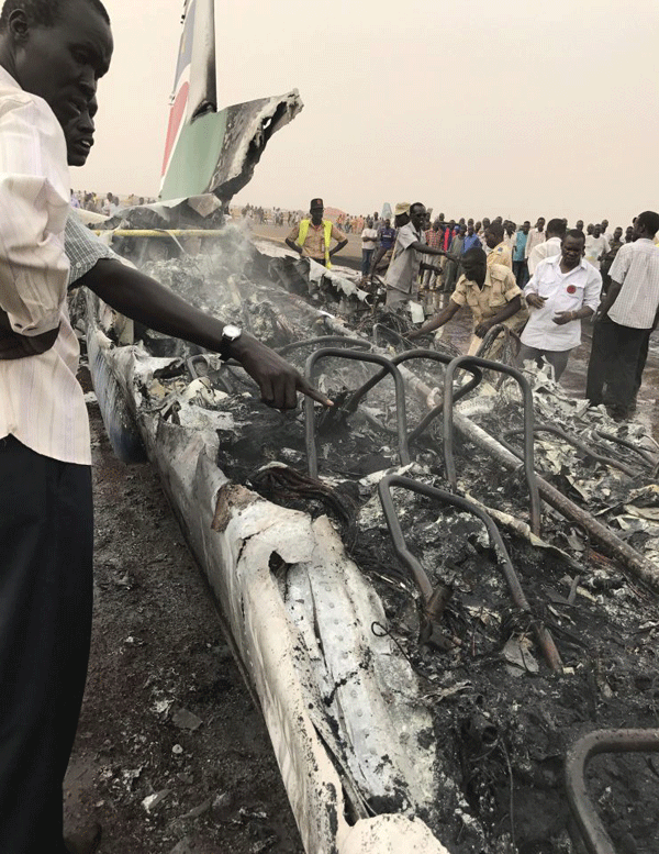 
Một quan chức địa phương nói với hãng tin BBC rằng, chiếc máy bay này cất cánh từ Juba.
