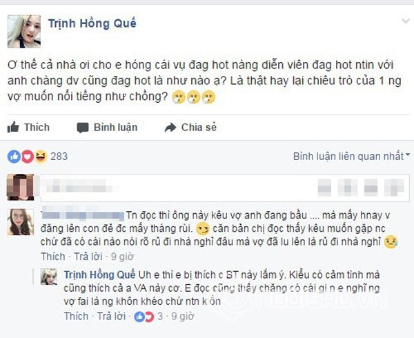 
Hồng Quế không ngại chê vợ Việt Anh cư xử không khôn khéo.
