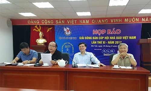 
Ông Trần Gia Thái - Chủ tịch Liên đoàn Bóng bàn Việt Nam, nguyên Phó chủ tịch Hội nhà báo Việt Nam chia sẻ tại buổi họp báo.
