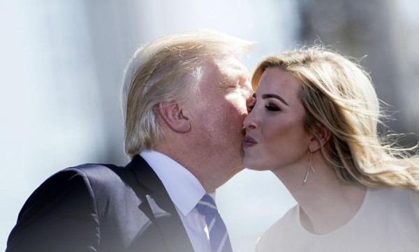 Ivanka được xem là cô con gái được ông Trump hết lòng yêu thương chiều chuộng.