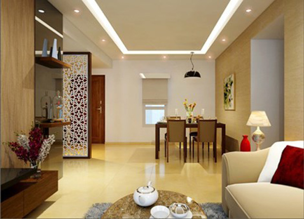 Đồ nội thất trong nhà được bố trí theo phong cách đơn giản, tự nhiên.