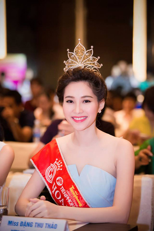 
Hoa hậu Thu Thảo từng gây ra nhiều ý kiến trái chiều khi hai lần liên tiếp từu chối đi thi Miss World
