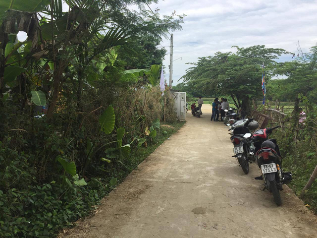 Hiện trường nơi xảy ra vụ việc.