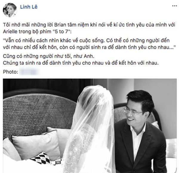 
Đám cưới của nhà văn Linh Lê và BTV Quang Minh sẽ được tổ chức vào ngày 27/9, tại Phú Quốc và khách mời rất hạn chế.
