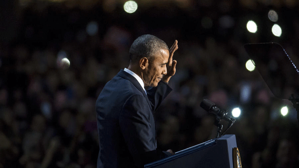 
Trong suốt bài phát biểu, ông Obama luôn thể hiện thái độ chân thành cùng sự tự tin và bản lĩnh.
