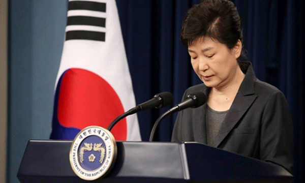 
Tổng thống Park Geun-hye bị phế truất hôm 10/3.
