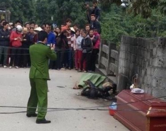 Hiện trường vụ việc.