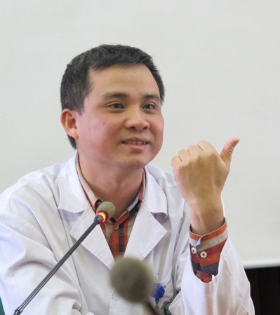 Thạc sĩ Nguyễn Trung Nguyên, phụ trách Trung tâm Chống độc, Bệnh viện Bạch Mai (Hà Nội). Ảnh: N.Phương.