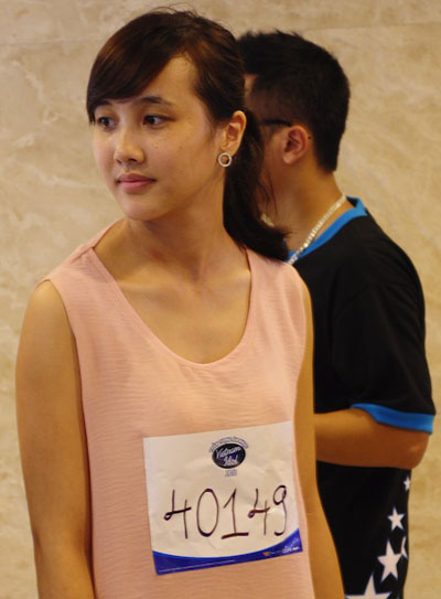 
Vũ Nguyệt &Aacute;nh khi tham gia Phụ nữ Việt Nam thế kỷ 21 v&agrave;o năm 2006
