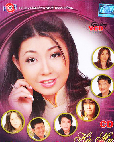 Ca sĩ Hà My trên bìa đĩa thời vàng son trong sự nghiệp ca hát.