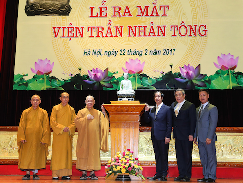 
Lễ ra mắt Viện Trần Nhân Tông được tổ chức sáng 22/2 tại Hà Nội.
