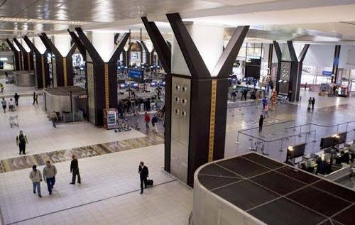 
Sân bay quốc tế OR Tambo ở Johannesburg, Nam Phi. Ảnh: Brendan Croft
