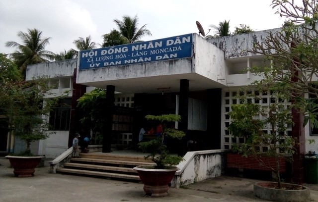 UBND x&atilde; Lương Ho&agrave;. Ảnh E.X.