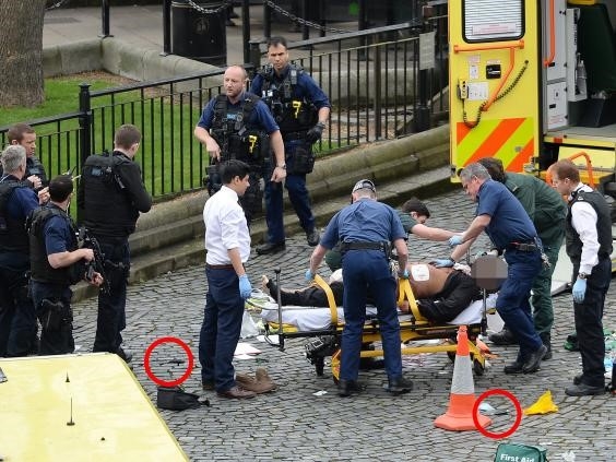 
Hình ảnh đầu tiên về nghi phạm trong vụ tấn công khủng bố ở London, Anh ngày 22/3. Ảnh: PA.
